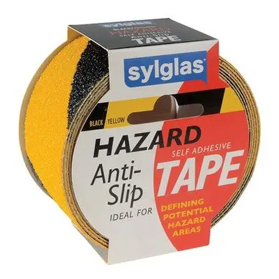 Sylglas Anti-Slip Tape 50mm x 18m Black & Yellow