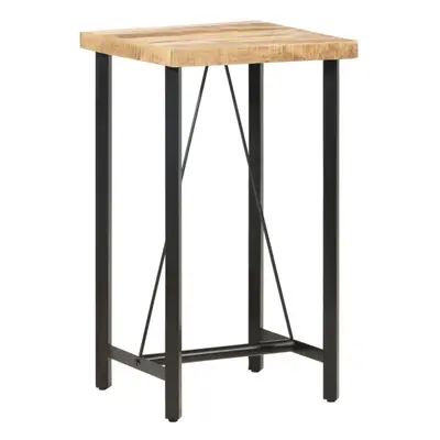 vidaXL Rough Mango Wood Bar Table Dinner Table Kitchen Dining Room Furniture