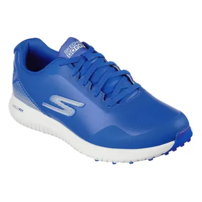 (UK 8, Blue) Skechers Mens Go Golf Max Waterproof Light Spikeless Arch Fit Golf Shoes