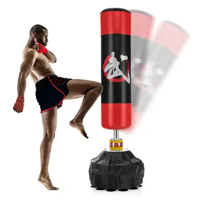 Freestanding Punching Bag Boxing Bag w/ Fillable Base Suction Cups