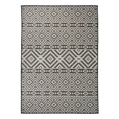 (black stripes, x cm) vidaXL Outdoor Flatweave Rug Patio Garden Runner Mat Area Rug Floor Carpet