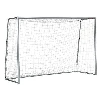 SPORTNOW 10ft x 6.5ft Football Goal, Simple Set Up Football Training Net