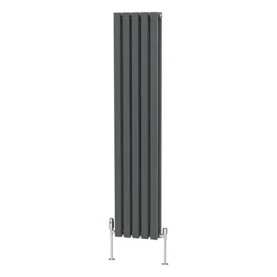 (1600 x 340mm Double) NRG Horizontal Vertical Designer D-shape Radiator Single Double Panel Bath