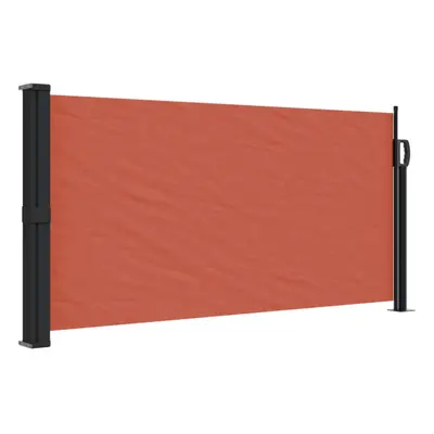 (terracotta, x cm) vidaXL Retractable Side Awning Outdoor Privacy Screen Balcony Sunshade Shelte