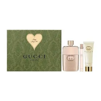 Gucci Guilty Pour Femme Pcs Set: Oz Eau De Parfum Spray + 1.7 Body Lotion + 0.34 Eau De Parfum M