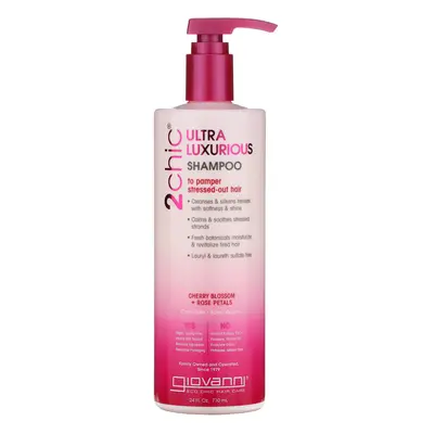 Giovanni, 2chic, Ultra-Luxurious Shampoo, to Pamper Stressed Out Hair, Cherry Blossom & Rose Pet