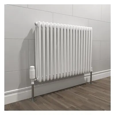 Nes Home X mm Triple Column White Traditional Radiator