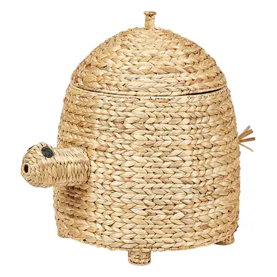 Water Hyacinth Wicker Turtle Basket Natural MONTAGU