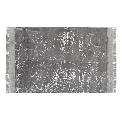 Viscose Area Rug x cm Grey HANLI