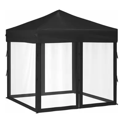 (black, x x cm) vidaXL Folding Party Tent with Sidewalls Pavilion Marquee Multi Colours/Sizes