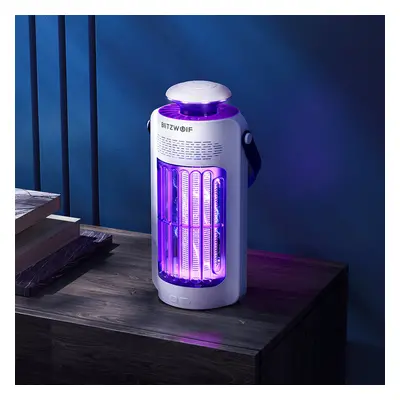 UV Mosquito Killer Lamp 5W TYPE-C USB Rechargeable 2000mAh Capacity Electric Shock Airflow Sucti