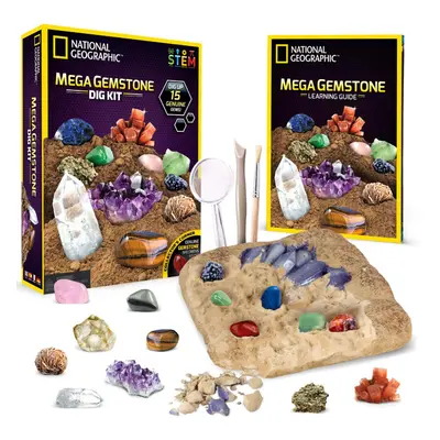 Mega Gemstone Dig Kit â Dig Up Real Gems, STEM Science & Educational Toys make Great Kids Acti