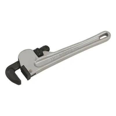 300mm Aluminium Alloy Pipe Wrench - European Pattern - 9-45mm Carbon Steel Jaws