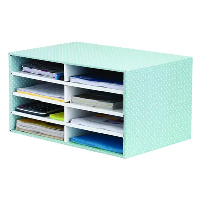 Fellowes Bankers Box Style Desktop Sorter - Green/White, Pack of