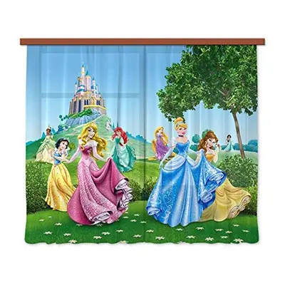 Disney 3D Photo Print Curtain, Fabric, Multi-Colour, x cm/ x inches