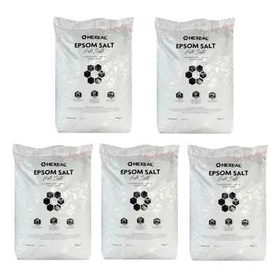 Hexeal Epsom Salt 125kg â x 25kg Bags of Food Grade Magnesium Sulphate