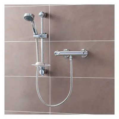 Triton Dene Cool Touch Thermostatic Bar Mixer Shower Chrome Spray UNDETHBMCT