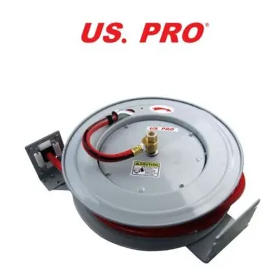 US PRO 13mm X Meters Auto Retractable Air Hose Reel