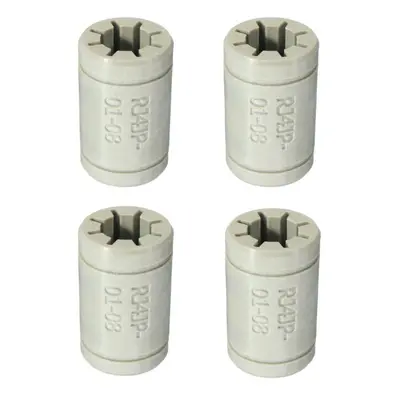 4pcs Grey LM8UU Solid Polymer Linear Bearing For CNC Tool