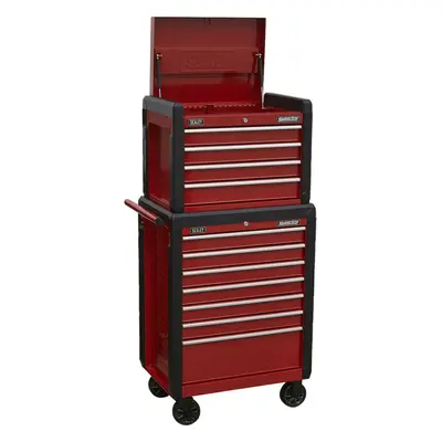 702 x x 1440mm Drawer Combination Tool Chest - RED Mobile Storage Box