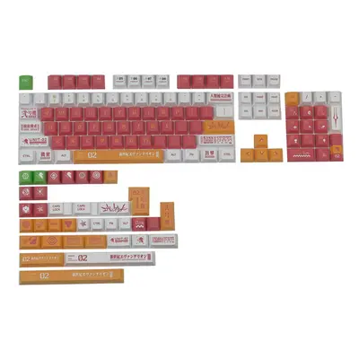 (Type2) Keys EVA Keycap Set Cherry Profile PBT Five-Sided Sublimation Custom Keycaps for Mechani