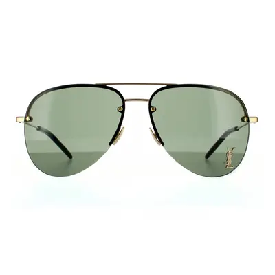 Saint Laurent Sunglasses SL CLASSIC M Gold Green