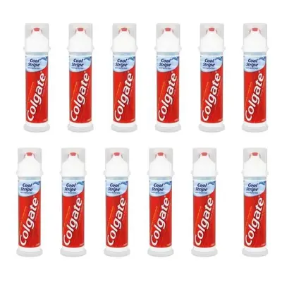 Colgate Triple Cool Stripe Toothpaste Pump (100ml) (Pack of 12)