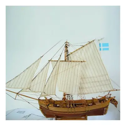 Wooden Assembly Ship Model Building DIY Fishing Boat Laser Decoration Kits Toy Gift