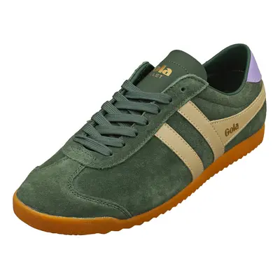 (4) Gola Bullet Gla Womens Fashion Trainers in Green Bone