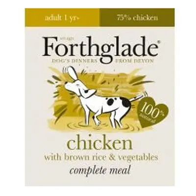 Forthglade Complete Meal Adult Chicken With Brown Rice & Veg (395g) (Pack of 18)