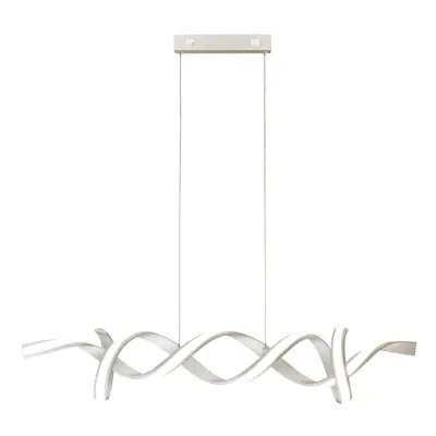 Searchlight Music LED Silver Designer Linear Bar Pendant 3000K