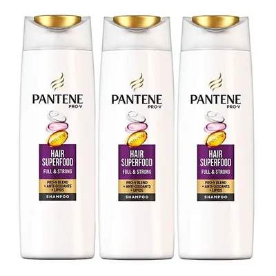 Pantene Pro-V Hair Superfood Full & Strong Shampoo For Hair 3x 500ml