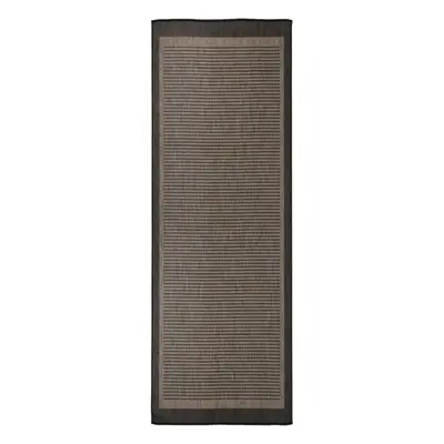 (dark brown, x cm) vidaXL Outdoor Flatweave Rug Patio Garden Runner Mat Area Rug Floor Carpet