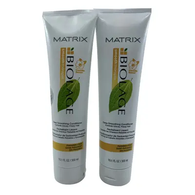 Matrix Biolage Deep Smoothing Conditioner Unruly & Frizzy Hair 10.1 OZ Set of