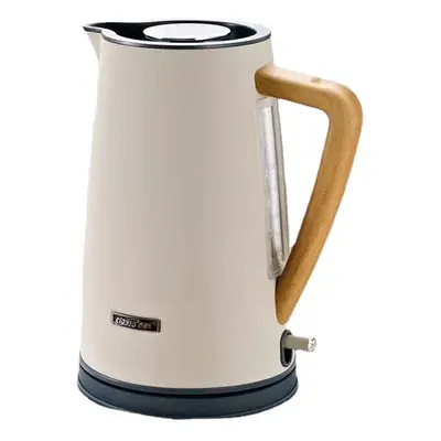 (Yellow) 1800W 1.7L Electric Kettle Stainless Steel Auto Power-off Protection Handheld Instant H