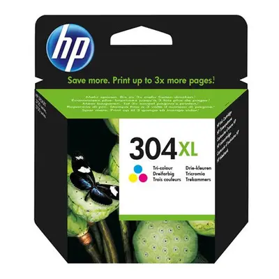 HP 304XL - High Yield - colour (cyan, magenta, yellow) - original - ink cartridge - for AMP 130,