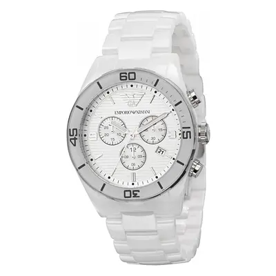 Emporio Armani AR1424 White Ceramica Men's Watch