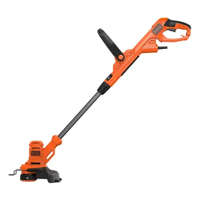 BLACK+DECKER Electric Strimmer with Automatic Single Line Feed, Cutting Width 25cm, 10m Cable le