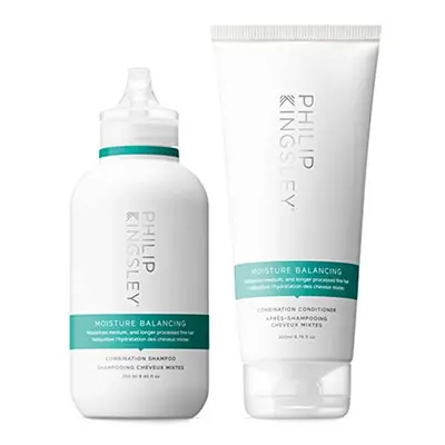 Moisture Balancing Hydrating Moisturising Shampoo and Conditioner Set for Dry Damaged Hair, Nour