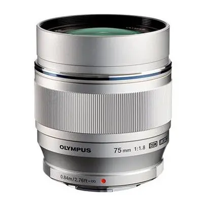 Olympus M.ZUIKO DIGITAL ED 75mm 1:1.8 Lens - Silver