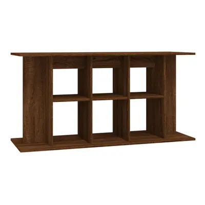 (brown oak, x x cm) vidaXL Aquarium Stand Fish Tank Stand Cabinet Aquarium Base Engineered Wood