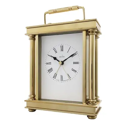 Acctim Marlow Carriage Mantel Clock, Gold