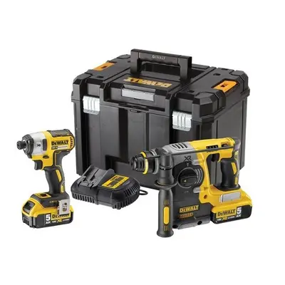 DeWalt DCK2532P2-GB XR Twin Pack Volt x 5.0Ah Li-Ion