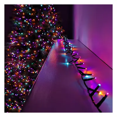 2000 LED Indoor Outdoor Christmas Multi-Action TreeBrights With Timer In Rainbow