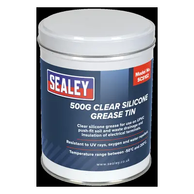 Silicone Clear Grease 500g Tin