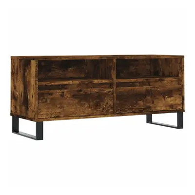 vidaXL TV Cabinet TV Unit Media Cabinet TV Stand Smoked Oak Engineered Wood