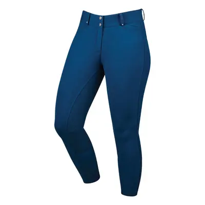 (32in, Navy Poseidon) Dublin Womens/Ladies Lunar Gel Full Seat Breeches