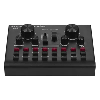 Multifunctional Live Streaming Sound Card USB Audio Interface Mixer Voice Device