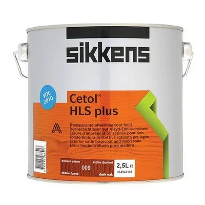 Sikkens Cetol HLS Plus Translucent Woodstain Dark Oak 2.5 Litre