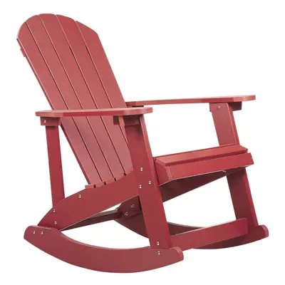 Garden Rocking Chair Red ADIRONDACK